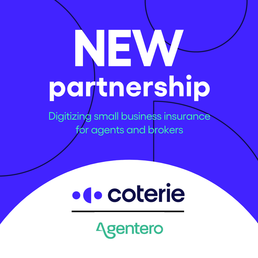 Agentero Partners with Coterie to Lead Small Business and Insurance Transformation