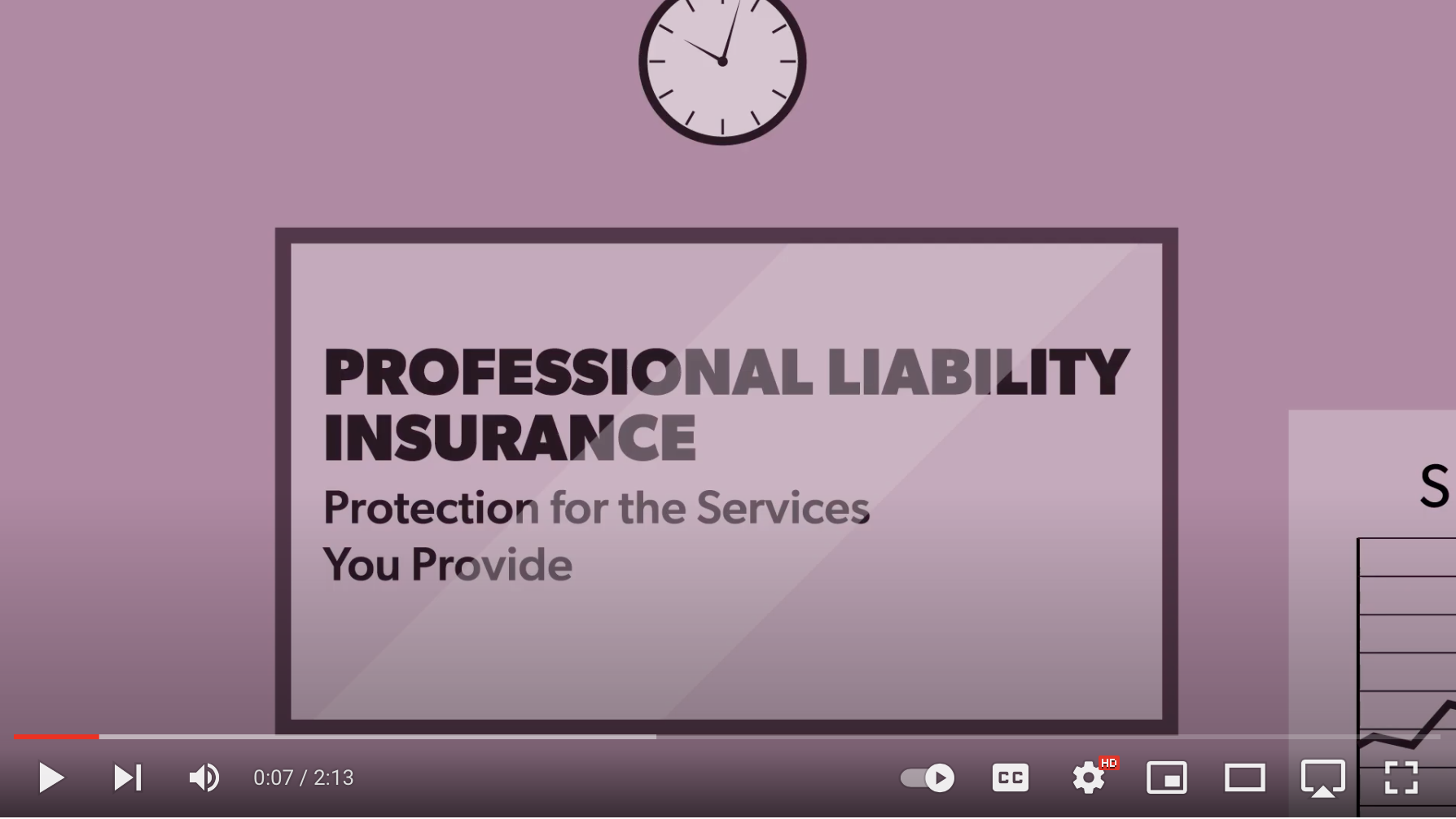 Professional Liability Insurance Explainer Video