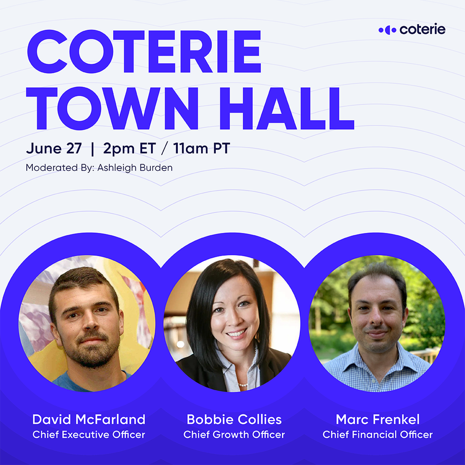 Coterie Insurance Agent Town Hall Coterie Insurance