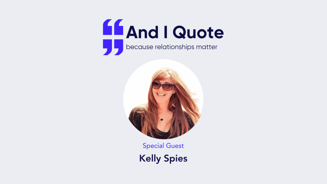 Kelly Spies joins Coterie Insurance's podcast And I Quote