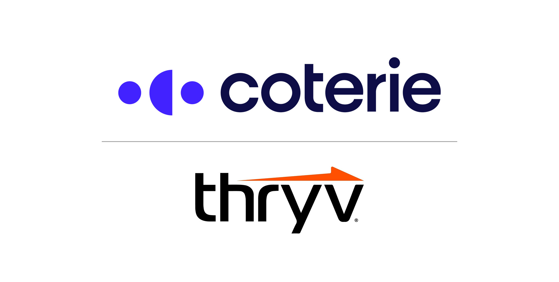 thryv logo and coterie logo