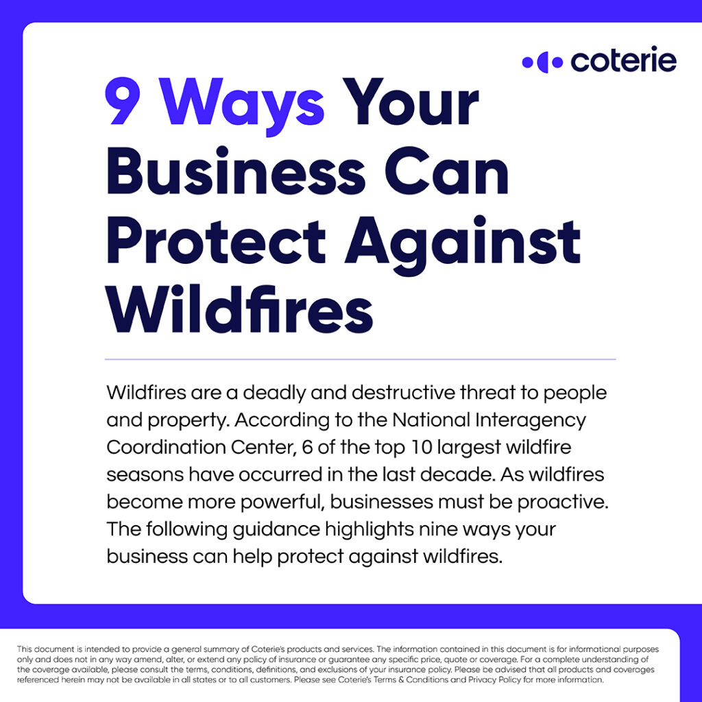 9 Ways Your Business Can Protect Against Wildfires