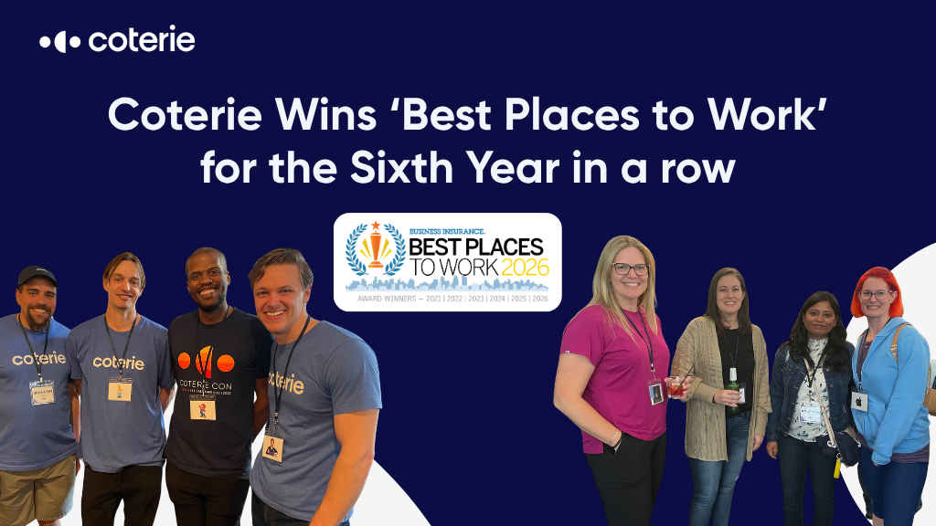 Coterie Wins Best Places to Work for 6th Consecutive Year